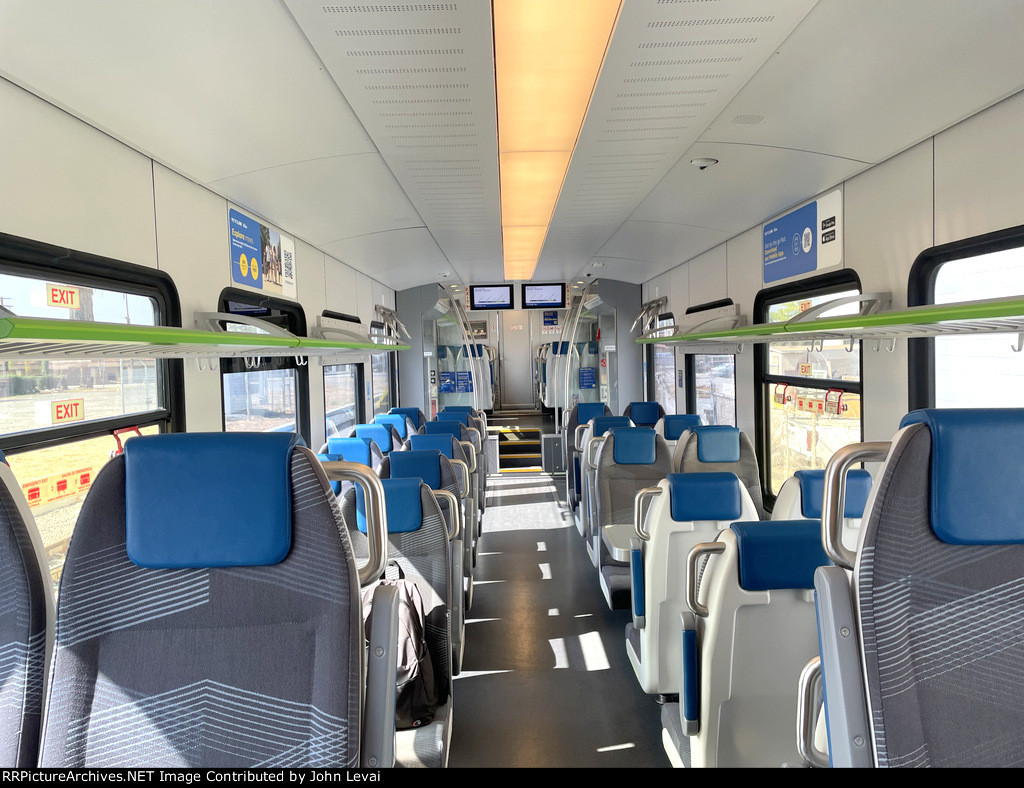 Interior of Metrolink Arrow Stadler Car